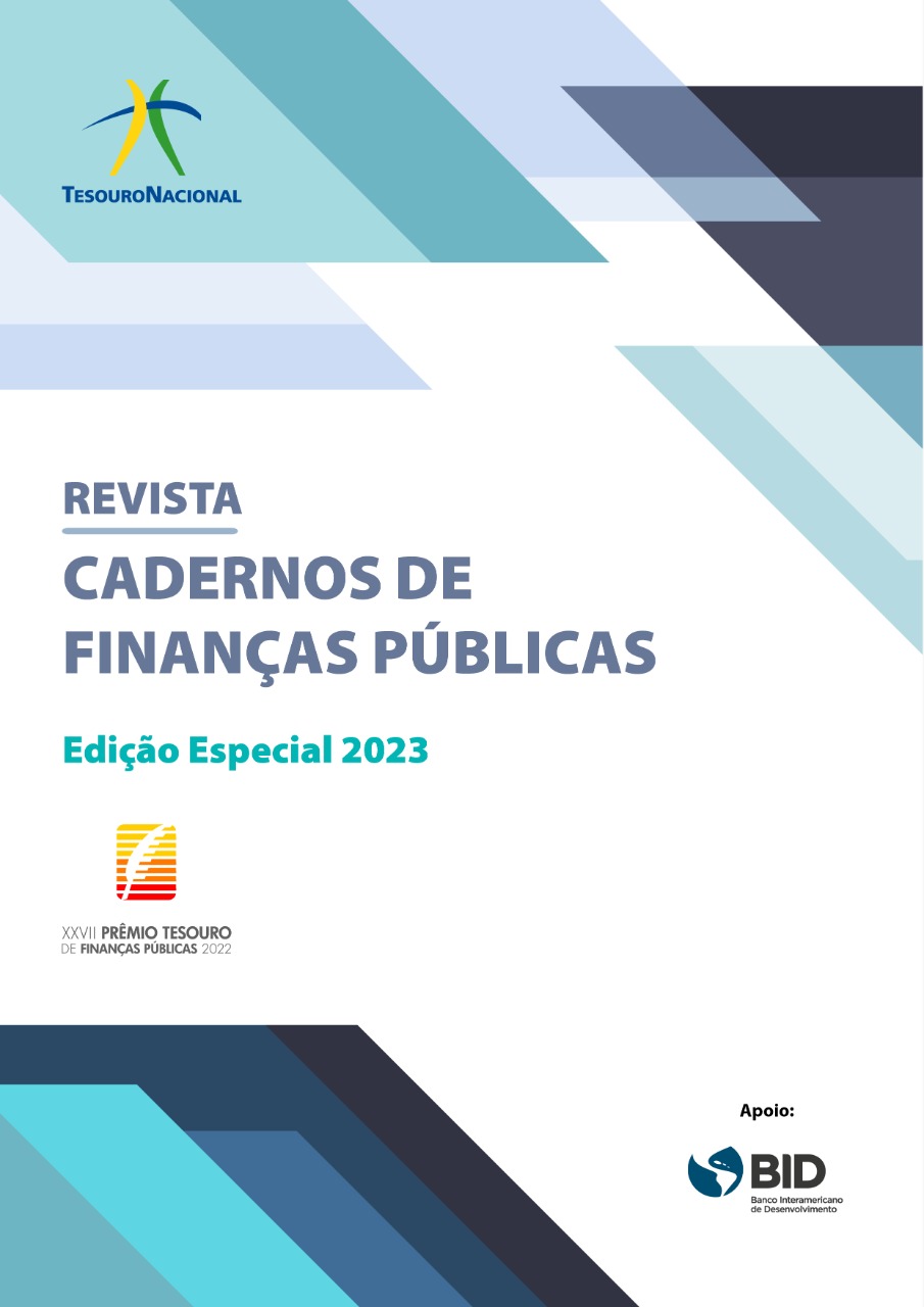 					Visualizar v. 23 n. 01 (2023): CADERNOS DE FINANÇAS PÚBLICAS - "EDIÇÃO ESPECIAL"
				
